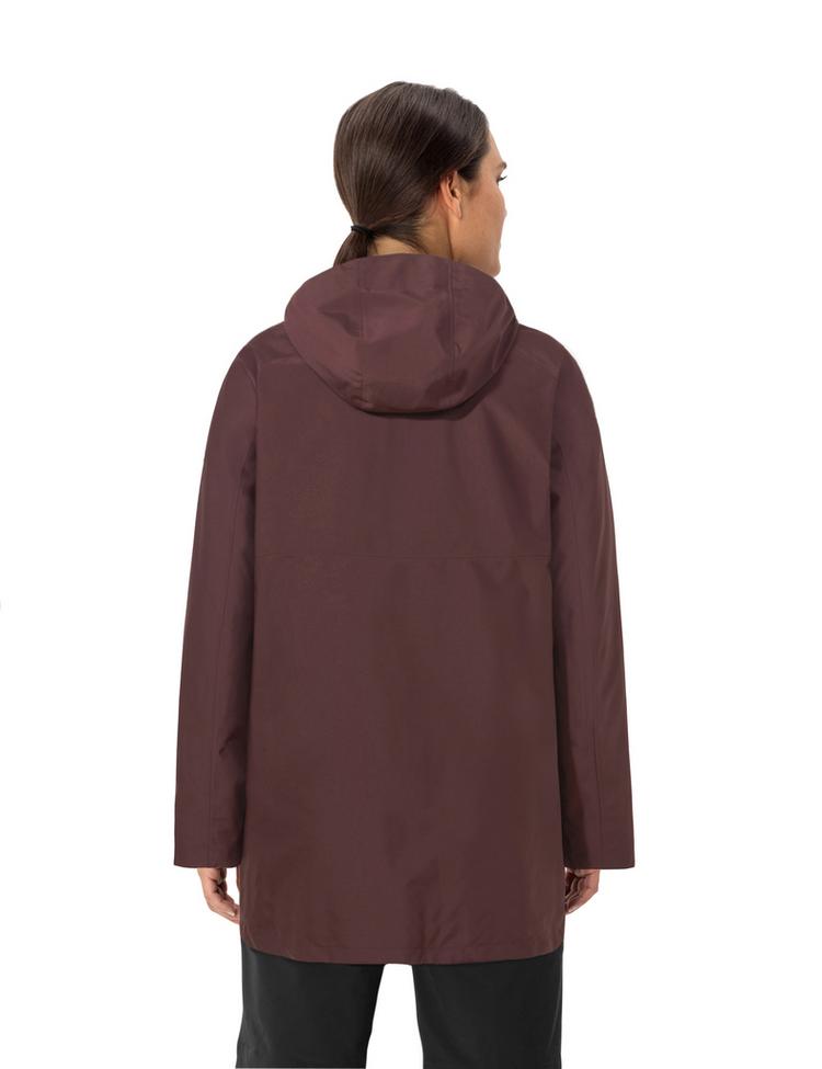 VAUDE VAUDE SE Women's Hitra 3in1 Parka Outdoorjacke Damen - dark oak - 0 | SportScheck