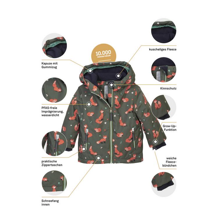 first instinct by killtec first instinct by killtec FISW 29 MNSJCKT Skijacke Kinder - Moos1528 - 3 | SportScheck