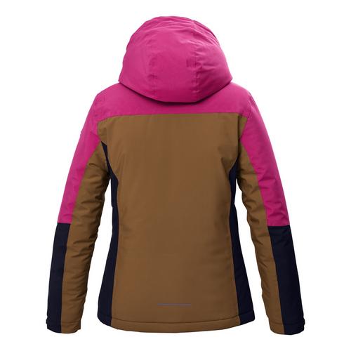Rückansicht von KILLTEC KOW 354 GRLS JCKT Softshelljacke Kinder Braun5913