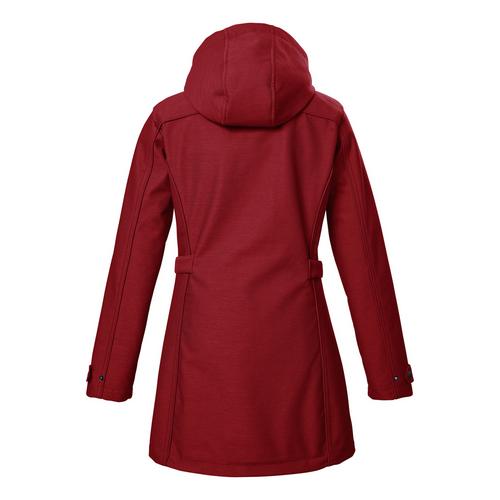 Rückansicht von G.I.G.A. DX by killtec GW 22 WMN SFTSHLL PRK Funktionsmantel Damen Rot4512