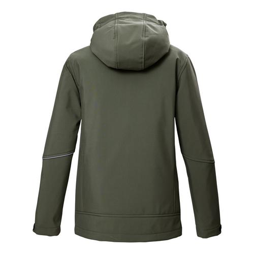 Rückansicht von KILLTEC KOW 366 BYS SFTSHLL JCKT Softshelljacke Kinder Moos1528