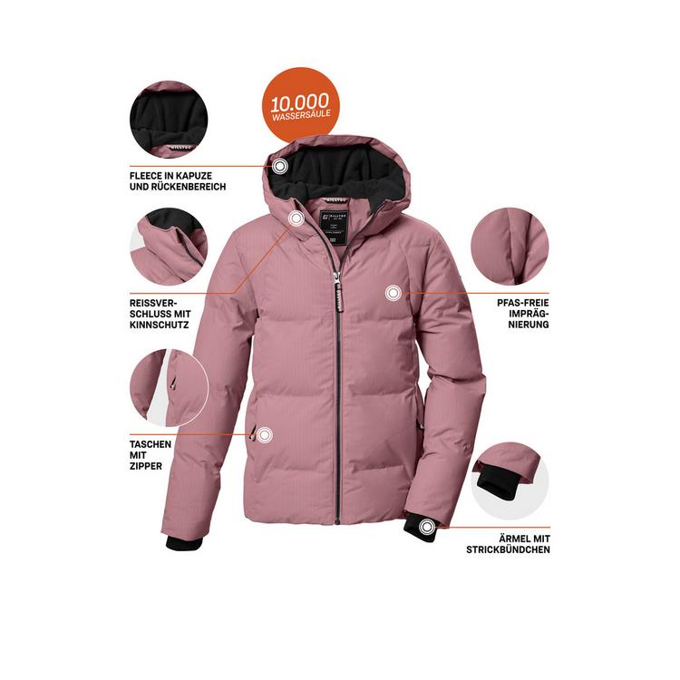 KILLTEC KILLTEC KOW 357 GRLS QLTD JCKT Softshelljacke Kinder - Rose4015 - 3 | SportScheck