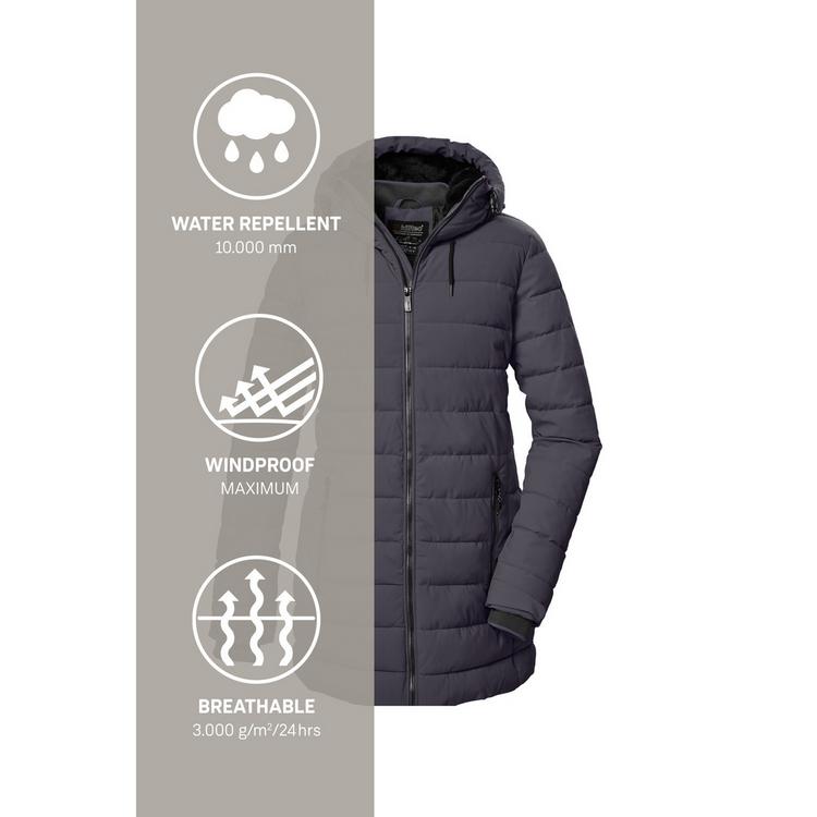 KILLTEC KILLTEC KOW 55 WMN QLTD PRK Funktionsmantel Damen - Silber0919 - 4 | SportScheck