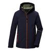 KILLTEC KOW 366 BYS SFTSHLL JCKT Softshelljacke Jungen - Blau3044