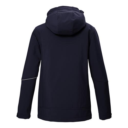 Rückansicht von KILLTEC KOW 366 BYS SFTSHLL JCKT Softshelljacke Kinder Blau3044