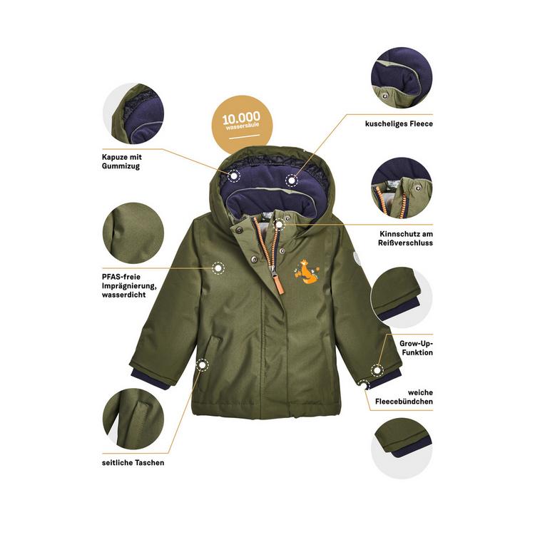 first instinct by killtec first instinct by killtec FIOW 38 MNS JCKT Softshelljacke Kinder - Moos1528 - 3 | SportScheck