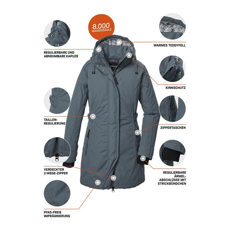 G.I.G.A. DX by killtec G.I.G.A. DX by killtec GW 70 WMN PRK Funktionsmantel Damen - wie abgebildet0013 - 3 | SportScheck