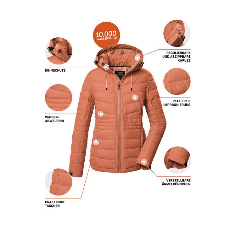 KILLTEC KILLTEC KOW 10 WMN QLTD JCKT Softshelljacke Damen - Rose4028 - 3 | SportScheck