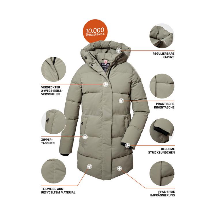 G.I.G.A. DX by killtec G.I.G.A. DX by killtec GW 1 WMN QLTD PRK Funktionsmantel Damen - Oliv1012 - 3 | SportScheck