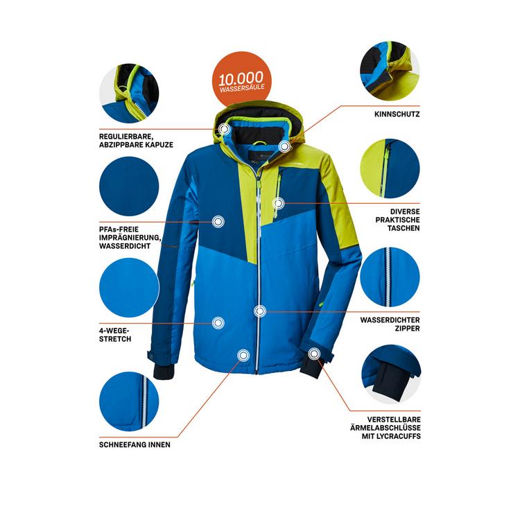 KILLTEC KILLTEC Funktionsjacke Skijacke Herren - Gr&uuml;n205 - 4 | SportScheck