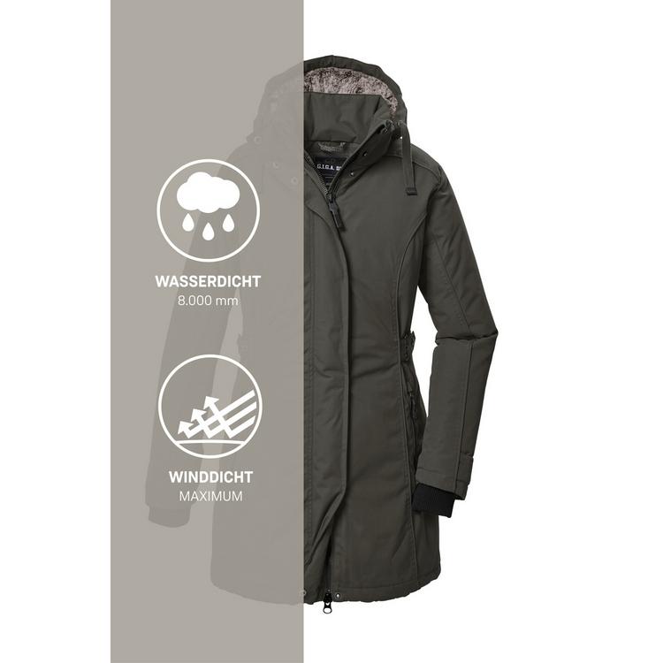 G.I.G.A. DX by killtec G.I.G.A. DX by killtec GW 70 WMN PRK Funktionsmantel Damen - Gr&uuml;n2052 - 4 | SportScheck