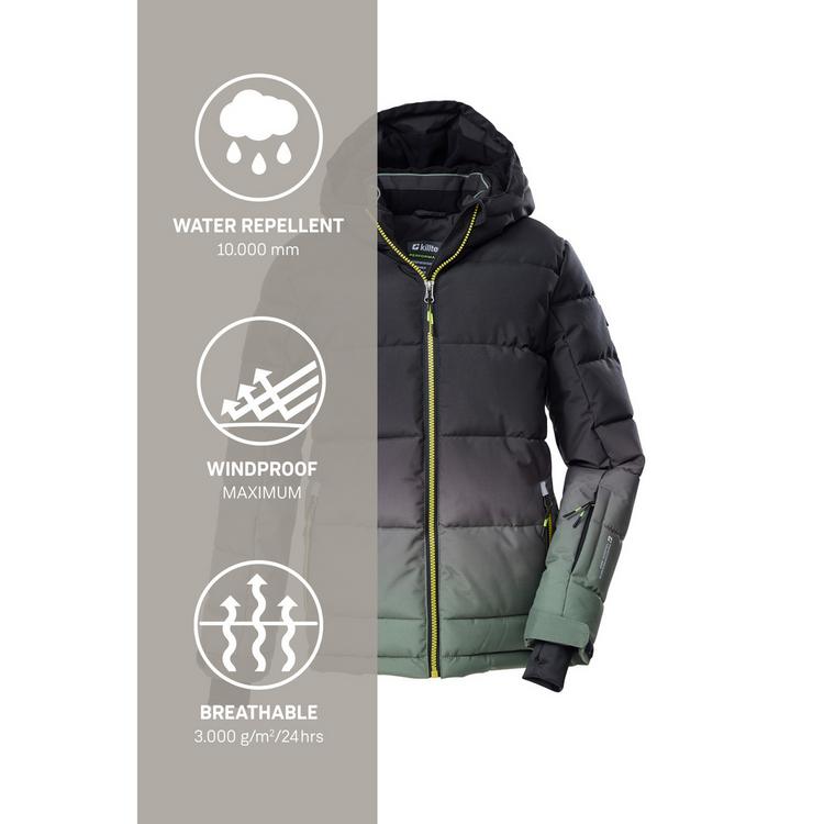 KILLTEC KILLTEC KSW 382 BYS QLTD JCKT Skijacke Jungen - Oliv101 - 4 | SportScheck