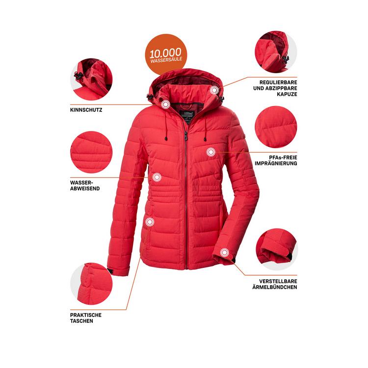 KILLTEC KILLTEC KOW 10 WMN QLTD JCKT Softshelljacke Damen - Rot4526 - 4 | SportScheck