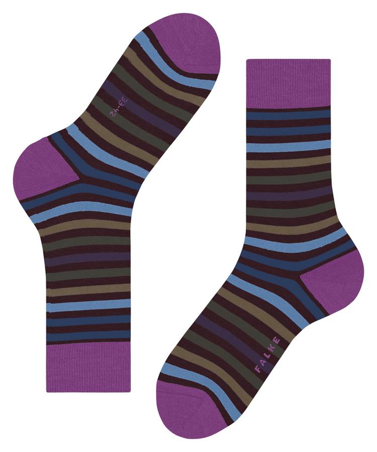 Falke Falke Tinted Stripe SO Socken Herren - rioja (8594) - 2 | SportScheck