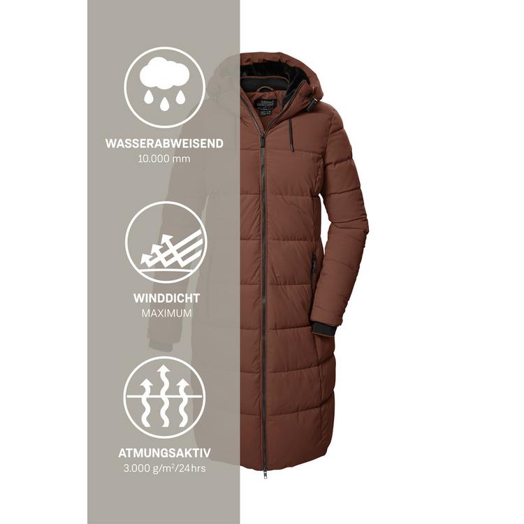KILLTEC KILLTEC KOW 56 WMN QLTD CT Funktionsmantel Damen - Braun5940 - 4 | SportScheck