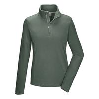 KILLTEC KSW 101 WMN FLC SHRT Langarmshirt Damen - Gr&uuml;n2048