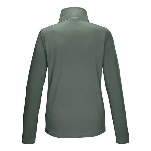 Rückansicht von KILLTEC KSW 101 WMN FLC SHRT Langarmshirt Damen Grün2048