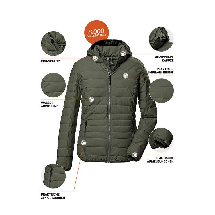 G.I.G.A. DX by killtec G.I.G.A. DX by killtec GW 67 WMN QLTD JCKT_Uyaka Softshelljacke Damen - Oliv101 - 3 | SportScheck