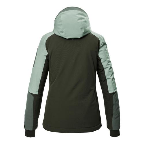Rückansicht von KILLTEC KSW 34 WMNJCKT Skijacke Damen Grün2042