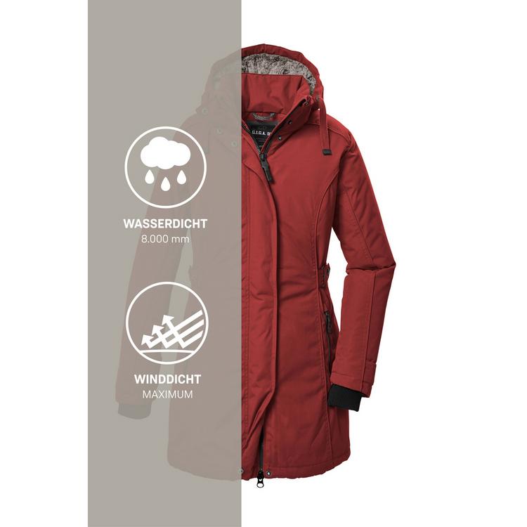 G.I.G.A. DX by killtec G.I.G.A. DX by killtec GW 70 WMN PRK Funktionsmantel Damen - Rot4530 - 4 | SportScheck