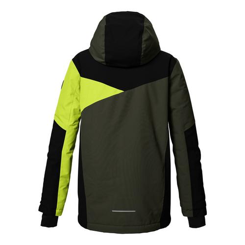 Rückansicht von KILLTEC KSW 387 BYSJCKT Skijacke Kinder Oliv