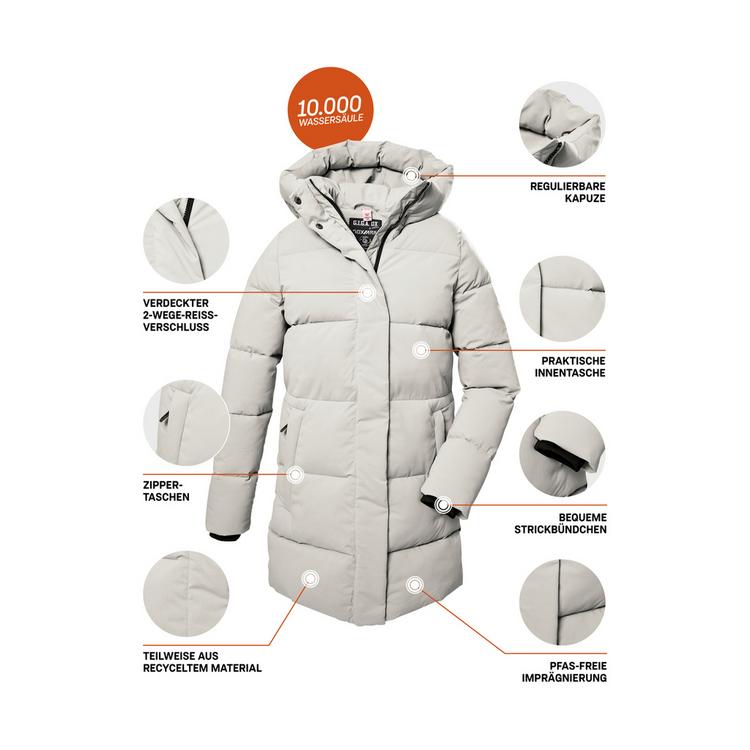 G.I.G.A. DX by killtec G.I.G.A. DX by killtec GW 1 WMN QLTD PRK Funktionsmantel Damen - Beige8010 - 3 | SportScheck