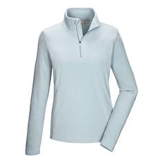 KILLTEC KSW 101 WMN FLC SHRT Langarmshirt Damen Kristallblau