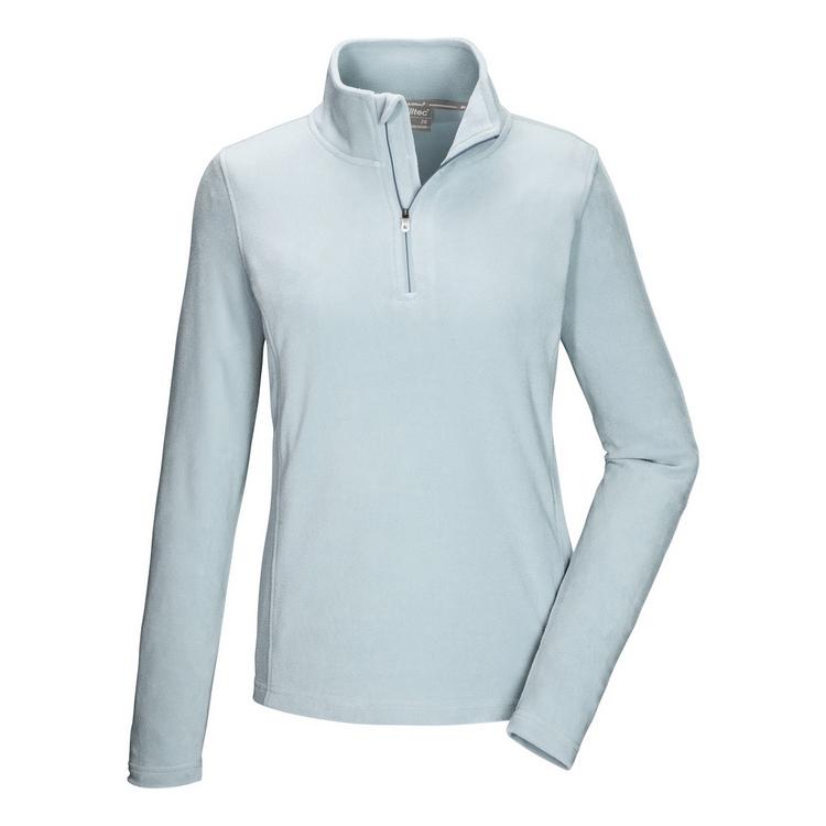 KILLTEC KILLTEC KSW 101 WMN FLC SHRT Langarmshirt Damen - Kristallblau - 0 | SportScheck