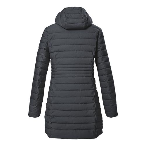 Rückansicht von G.I.G.A. DX by killtec GW 14 WMN QLTD PRK_Bacarya Funktionsmantel Damen Rauchblau