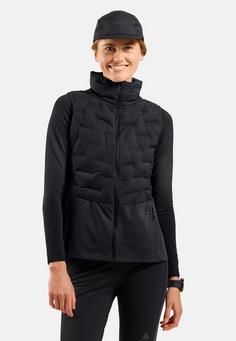 Rückansicht von Odlo ZEROWEIGHT INSULATOR Laufweste Damen black black(15001)