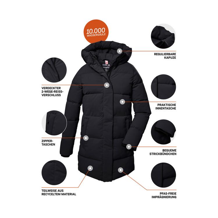 G.I.G.A. DX by killtec G.I.G.A. DX by killtec GW 1 WMN QLTD PRK Funktionsmantel Damen - Schwarz0110 - 3 | SportScheck