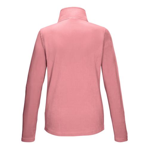Rückansicht von KILLTEC KSW 101 WMN FLC SHRT Langarmshirt Damen Pink4714