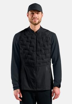 Rückansicht von Odlo ZEROWEIGHT INSULATOR Laufweste Herren black black(15001)