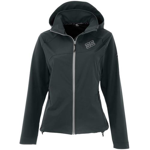 Rückansicht von Maul Sport Gaisspitze XT Softshelljacke Damen Schwarz01101