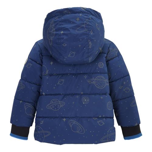Rückansicht von first instinct by killtec FIOW 23 MNS QLTD JCKT Softshelljacke Kinder Blau3010