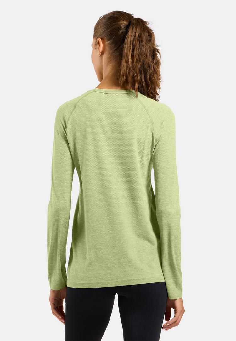 Odlo Odlo ESSENTIAL SEAMLESS Laufshirt Damen - shadow lime melange(40451) - 1 | SportScheck
