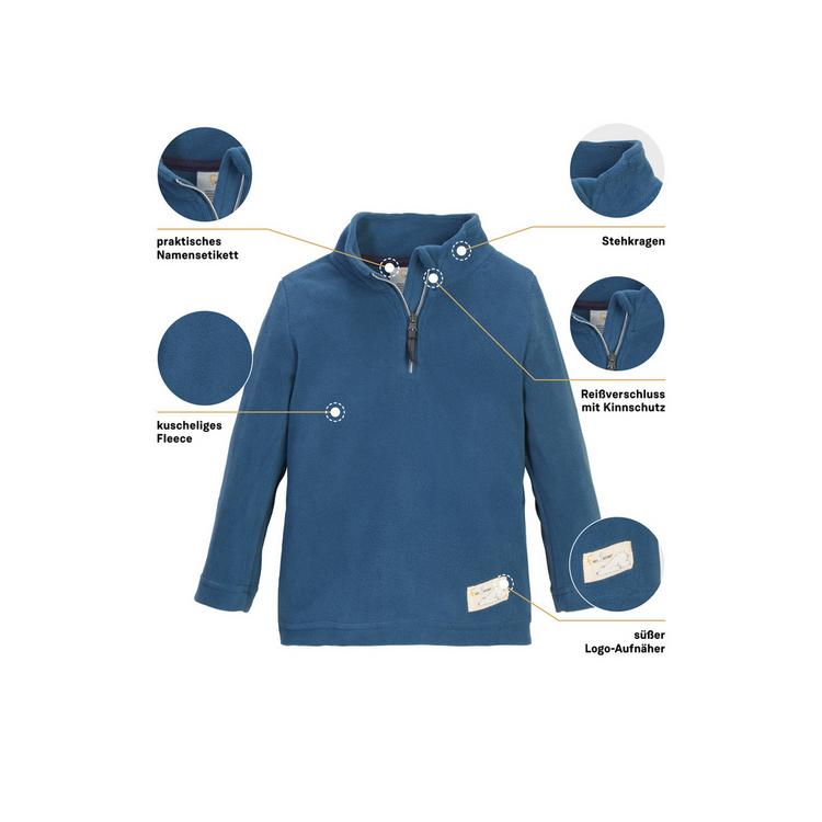 first instinct by killtec first instinct by killtec FISW 30 MNS FLC SHRT Rundhalspullover Kinder - Petrol252 - 3 | SportScheck