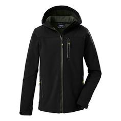 KILLTEC Funktionsjacke Softshelljacke Kinder Schwarz0110