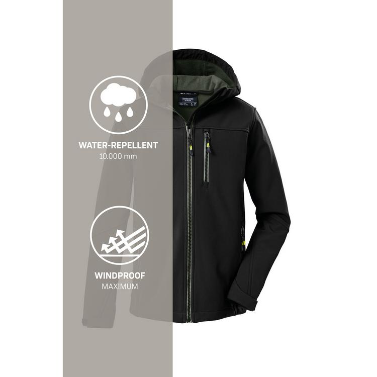 KILLTEC KILLTEC Funktionsjacke Softshelljacke Jungen - Schwarz0110 - 2 | SportScheck