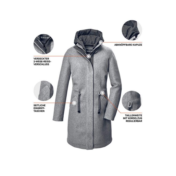 G.I.G.A. DX by killtec G.I.G.A. DX by killtec GW 46 WMN PRK Funktionsmantel Damen - Blau3098 - 3 | SportScheck