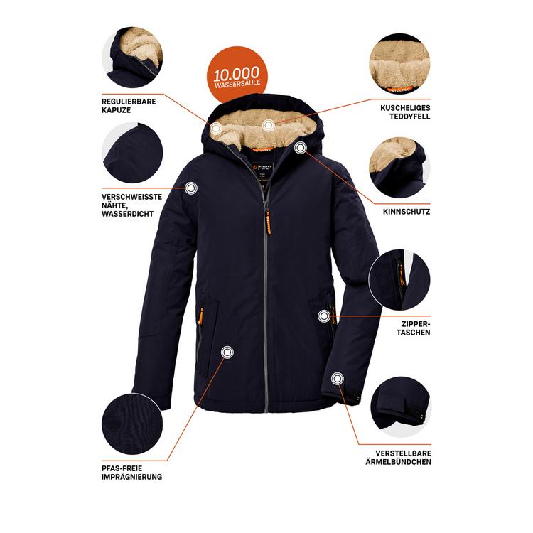 KILLTEC KILLTEC KOW 377 BYS JCKT Softshelljacke Jungen - Blau3044 - 3 | SportScheck