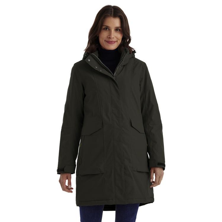 KILLTEC KILLTEC Damen Funktionsparka Funktionsmantel Damen - Dunkeloliv111 - 3 | SportScheck