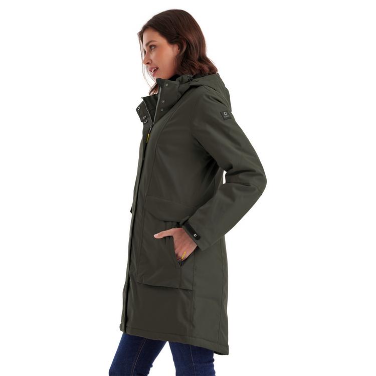 KILLTEC KILLTEC Damen Funktionsparka Funktionsmantel Damen - Dunkeloliv111 - 5 | SportScheck