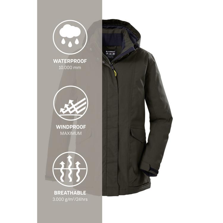 KILLTEC KILLTEC Funktionsjacke Softshelljacke Damen - Dunkeloliv111 - 2 | SportScheck
