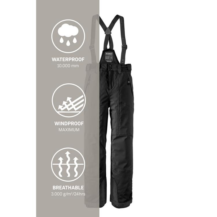 KILLTEC KILLTEC Girls Skihose 242 Skihose M&auml;dchen - Schwarz0110 - 2 | SportScheck