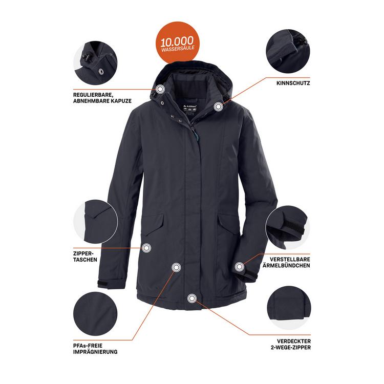 KILLTEC KILLTEC Funktionsjacke Softshelljacke Damen - Blau3044 - 1 | SportScheck