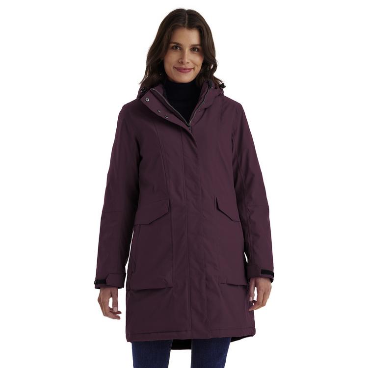 KILLTEC KILLTEC Damen Funktionsparka Funktionsmantel Damen - Pflaume4410 - 3 | SportScheck