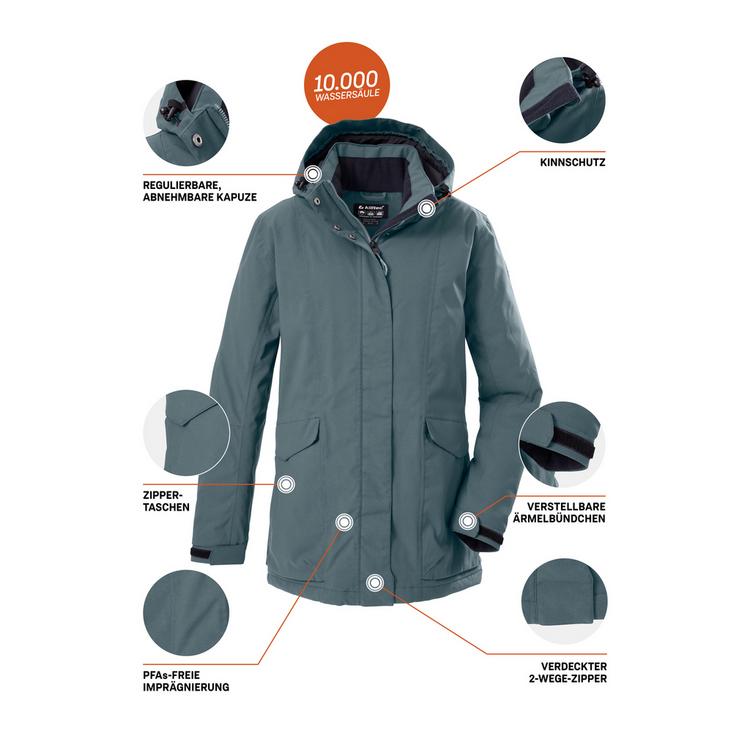 KILLTEC KILLTEC Funktionsjacke Softshelljacke Damen - Blau305 - 1 | SportScheck