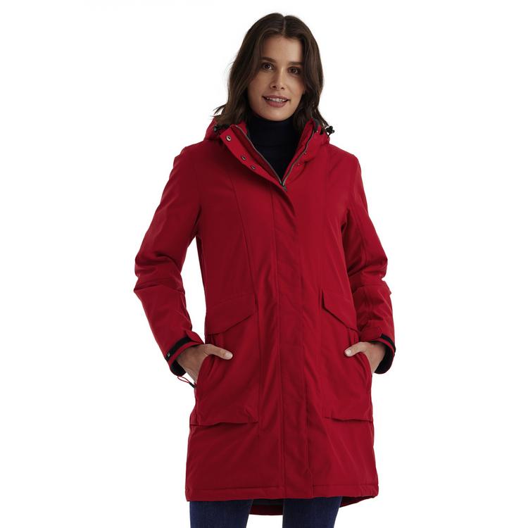 KILLTEC KILLTEC Damen Funktionsparka Funktionsmantel Damen - Rot459 - 3 | SportScheck