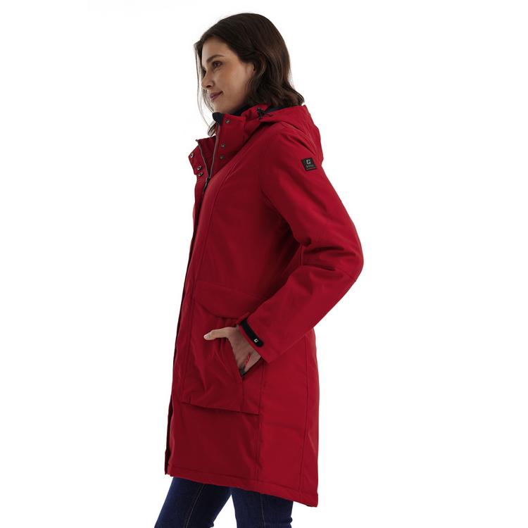 KILLTEC KILLTEC Damen Funktionsparka Funktionsmantel Damen - Rot459 - 5 | SportScheck